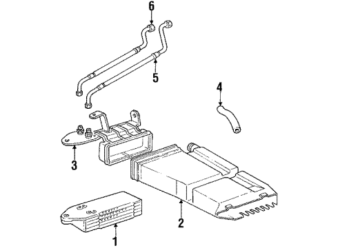 1991 Audi 100 Quattro Oil Cooler