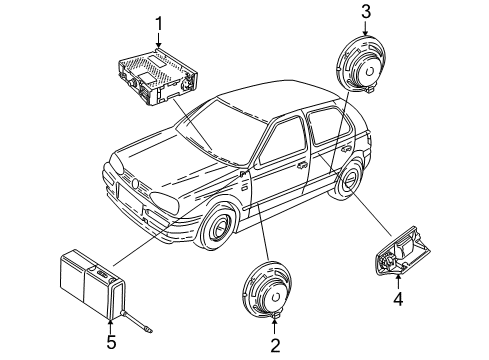 1996 Audi A4 Sound System