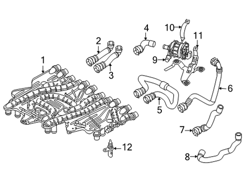 2022 Audi e-tron GT Hoses & Lines Diagram 2