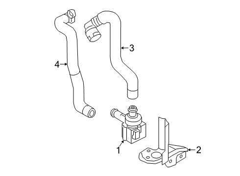 2019 Audi RS5 Sportback Water Pump Diagram 1