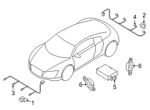 2015 Audi R8 Electrical Components Diagram 4