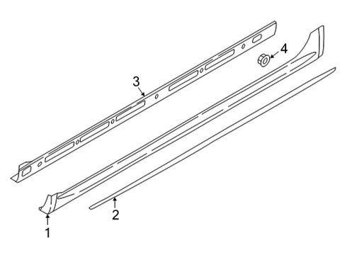 2021 Audi A4 allroad Exterior Trim - Pillars