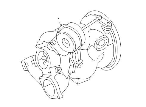 2020 Audi S5 Sportback Exhaust Manifold