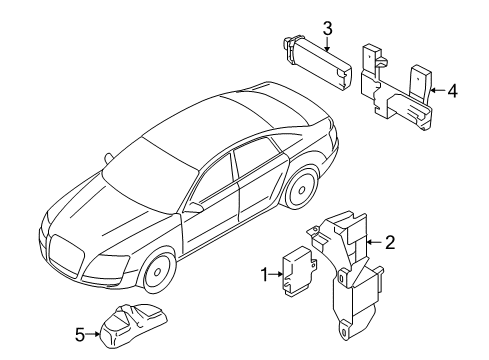 2007 Audi S4 Tire Pressure Monitoring