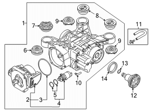 2024 Audi A3 Axle & Differential - Rear