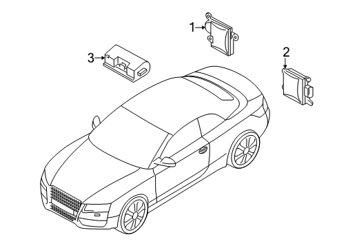 2011 Audi A5 Electrical Components