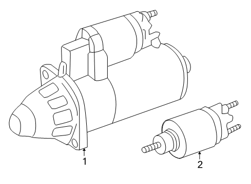 2009 Audi S4 Starter