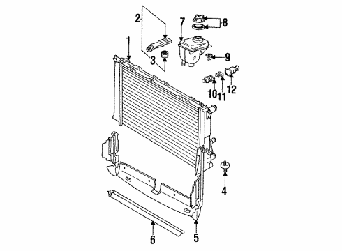 1994 Audi 90 Quattro Radiator & Components