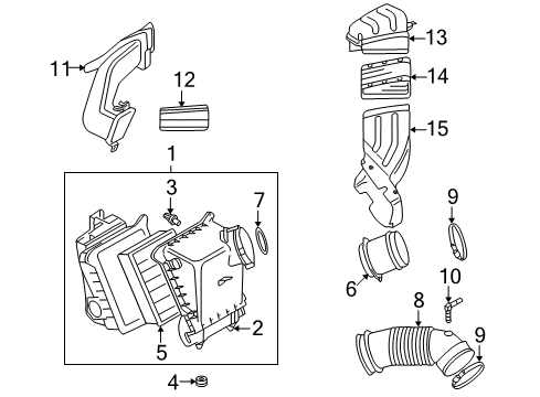 2004 Audi S4 Air Intake