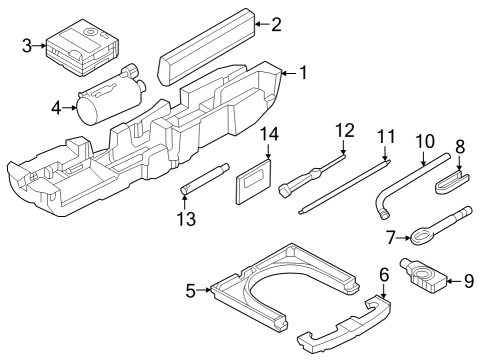 2023 Audi RS3 Jack & Components