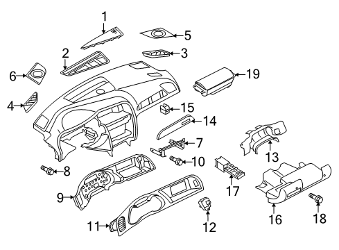 2015 Audi allroad Cluster & Switches, Instrument Panel