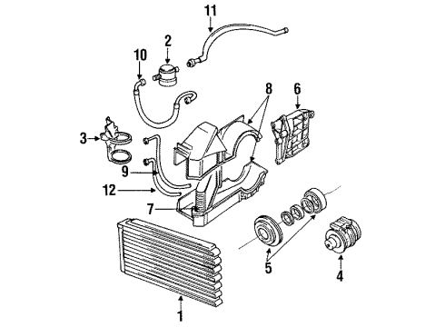 1990 Audi 80 A/C Compressor