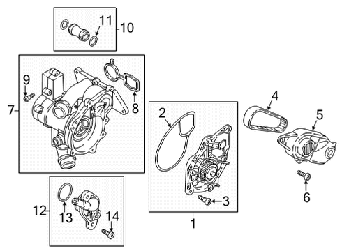 2022 Audi Q5 Water Pump