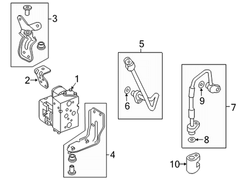 2022 Audi e-tron Quattro Air Conditioner & Heater Components Diagram 1