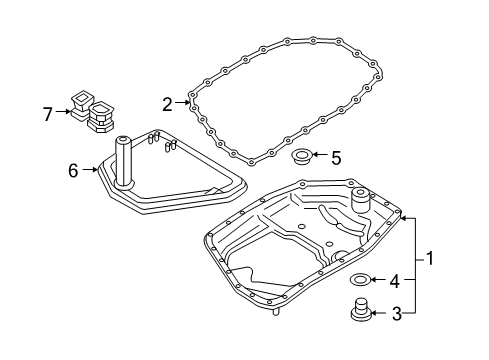 2004 Audi S4 Transaxle Parts