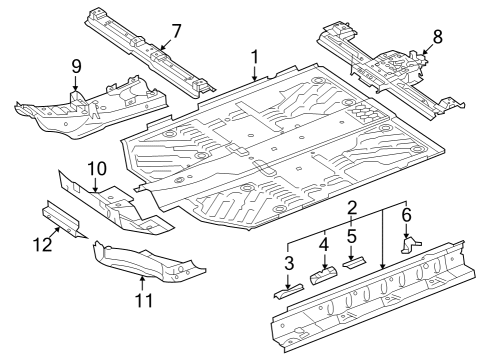 2024 Audi Q4 e-tron Floor