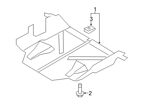 2015 Audi R8 Rear Body & Floor - Splash Shields