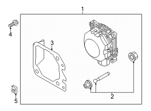 2021 Audi A8 Quattro Electrical Components - Front Bumper Diagram 1