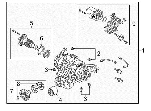 2023 Audi S5 Axle & Differential  Diagram 3