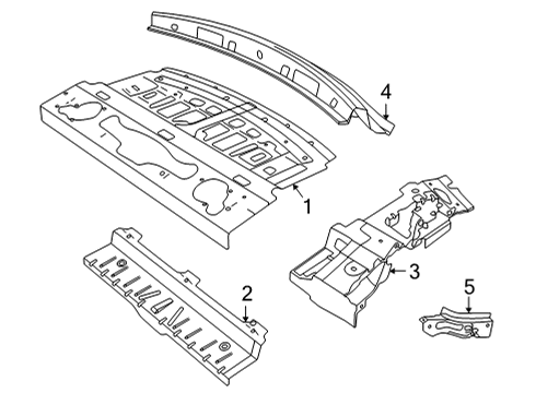 2022 Audi e-tron GT Package Shelf