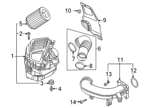 2022 Audi S8 Air Intake