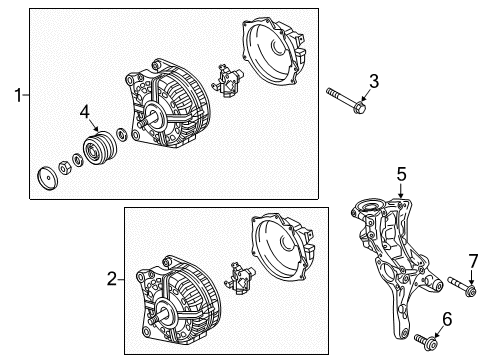 2017 Audi TT Quattro Alternator