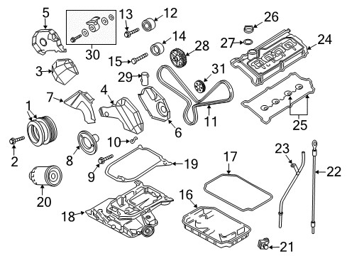 2000 Audi A6 Quattro Filters Diagram 1