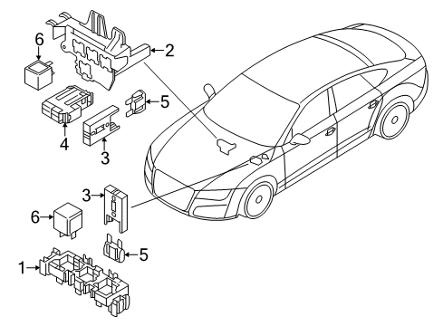 2018 Audi A7 Quattro Fuse & Relay Diagram 2