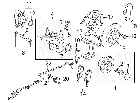 2015 Audi A3 Rear Brakes Diagram 2