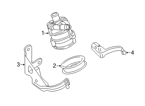 2017 Audi S5 Water Pump Diagram 1