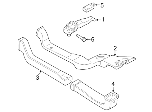 2024 Audi Q4 e-tron Ducts