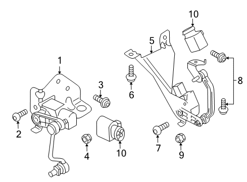 2010 Audi R8 Electrical Components Diagram 3