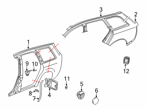 2001 Audi A6 Quattro Quarter Panel & Components