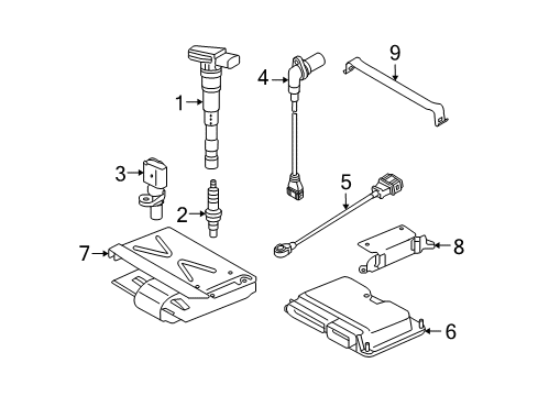 2006 Audi A6 Quattro Powertrain Control Diagram 2