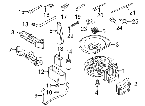 2018 Audi RS7 Jack & Components