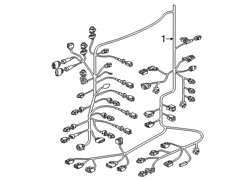 2014 Audi S6 Wiring Harness