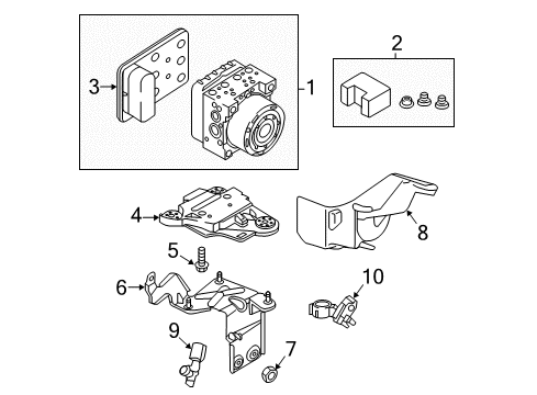 2018 Audi TT RS Quattro ABS Components