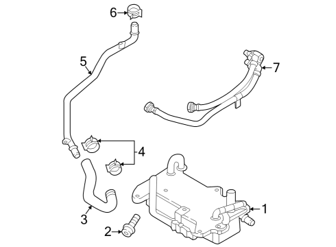 2023 Audi Q7 Trans Oil Cooler