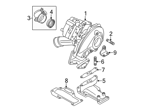 2014 Audi Q5 Turbocharger