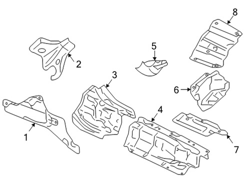 2021 Audi A4 allroad Heat Shields