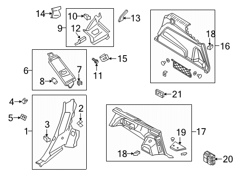 2023 Audi Q7 Interior Trim - Quarter Panels