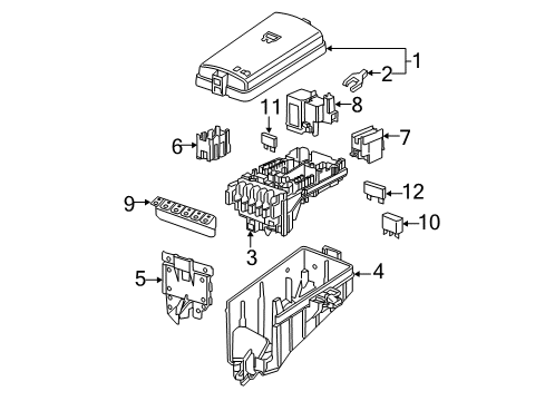 2016 Audi A3 Quattro Fuse & Relay Diagram 1