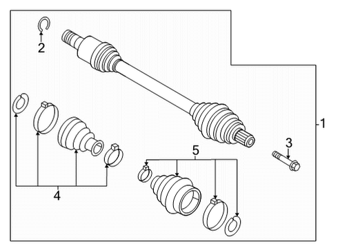 2022 Audi SQ8 Drive Axles - Rear