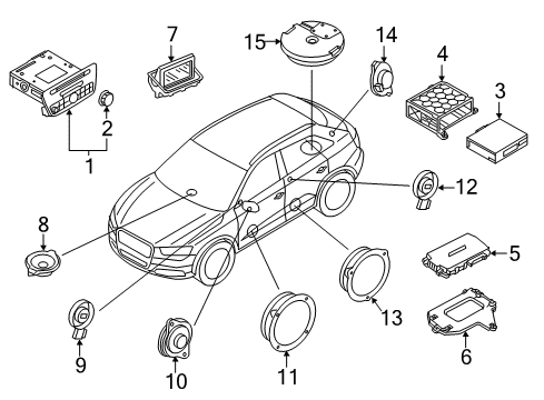 2017 Audi Q3 Quattro Sound System