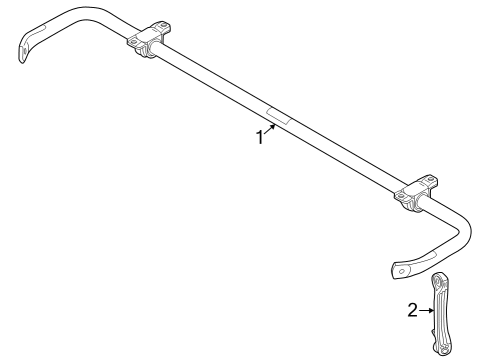 2024 Audi Q4 e-tron Stabilizer Bar & Components - Rear