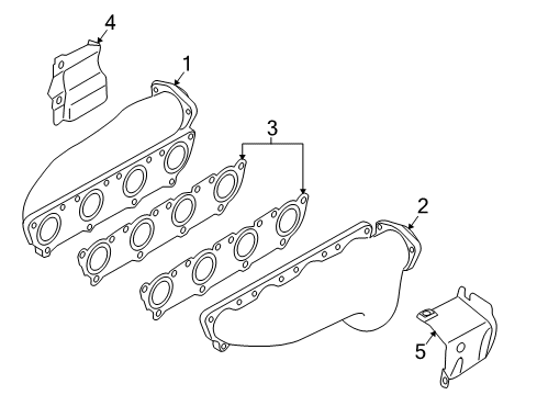 2007 Audi S4 Exhaust Manifold