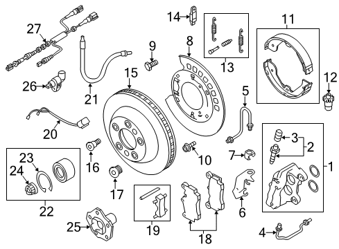 2013 Audi Q7 Brake Components