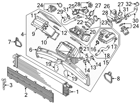 2018 Audi S7 Intercooler