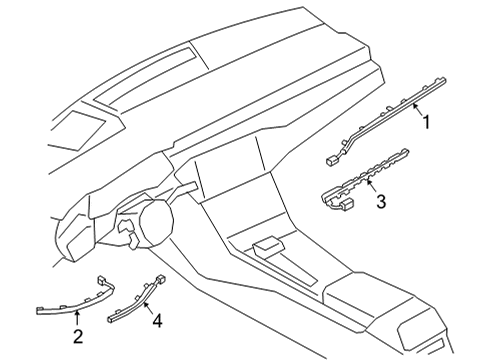 2023 Audi RS6 Avant Instrument Panel Diagram 1