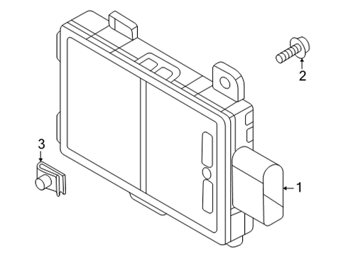 2023 Audi SQ7 Electrical Components - Front Bumper Diagram 4